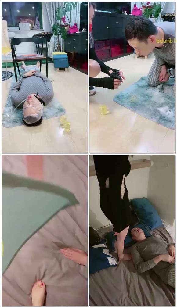 【天津桃桃】圣水耳光骑马踩踏深喉