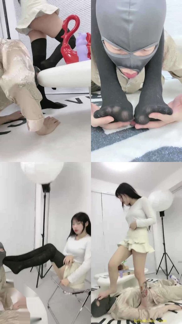 【心动茜茜】精神小妹过膝黑袜辱男友