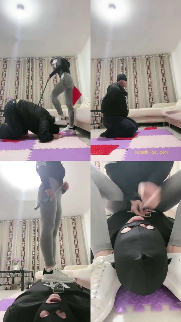 【汐妍大人】御姐女神耳光/踩踏/舔鞋