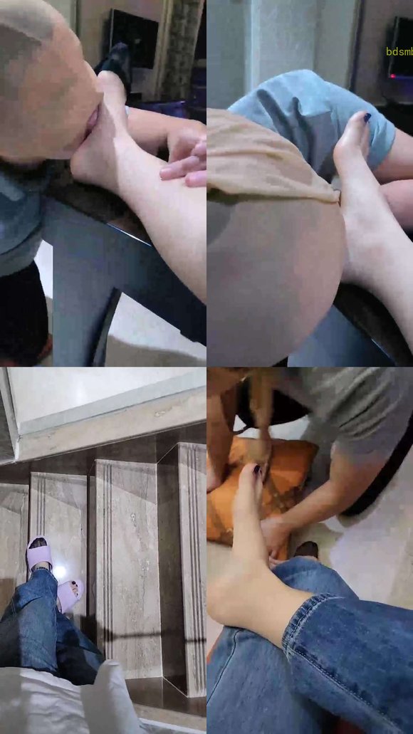 【嘉妮】卑贱狗恋足调