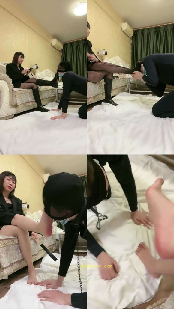 【晨曦】长靴黑丝裸足恋足调