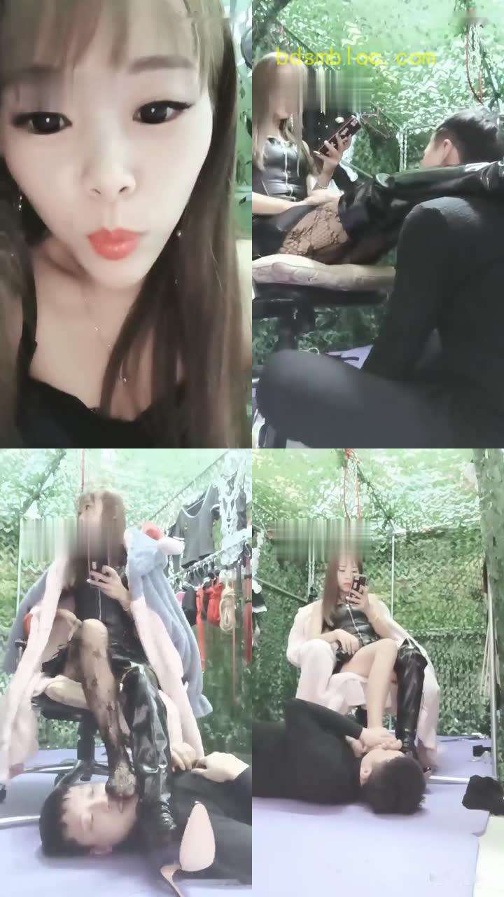 【魅颜】长靴脚下的下贱狗