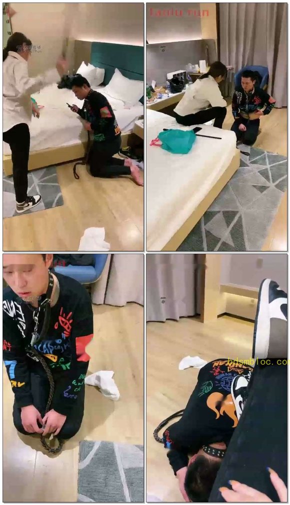 【泽安安】专门跑一趟揍狗，超狠！踢踹！