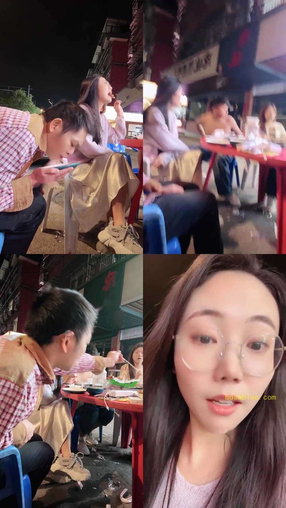 【鲸落女神】户外烧烤摊遛狗