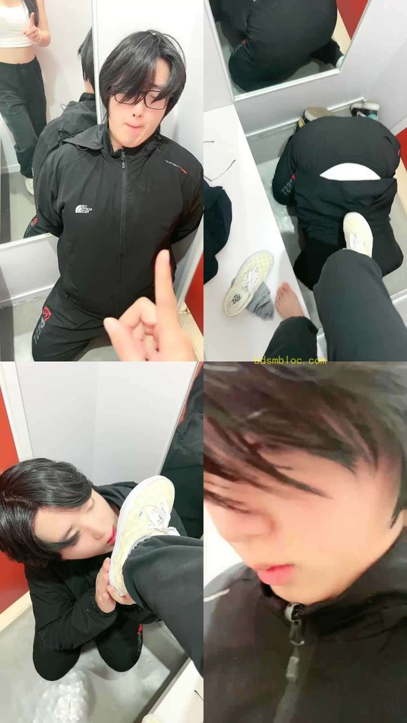 【糯米姐姐】商场试衣间悄悄玩sm调奴