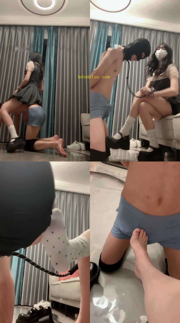 【樱子大人】皮鞋棉袜踢裆/骑马掐乳/吮吸脚趾
