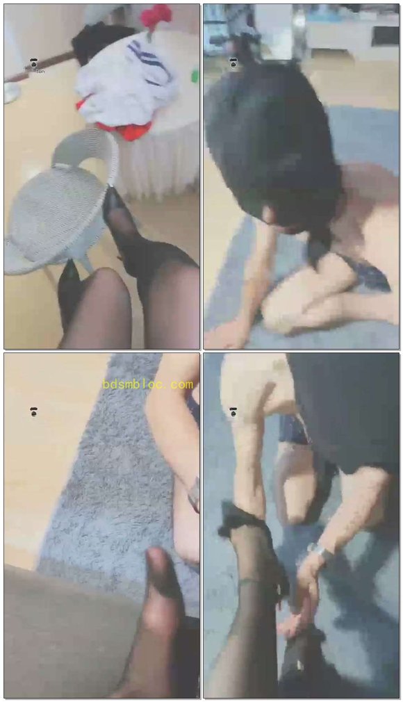 【妖妖女王】狗白天犯贱被收拾的服服帖帖