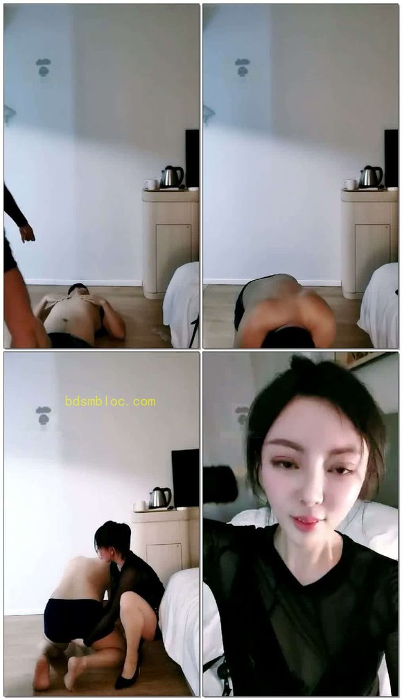 【女王丝丝】调教敢不听话的贱狗，鞭打