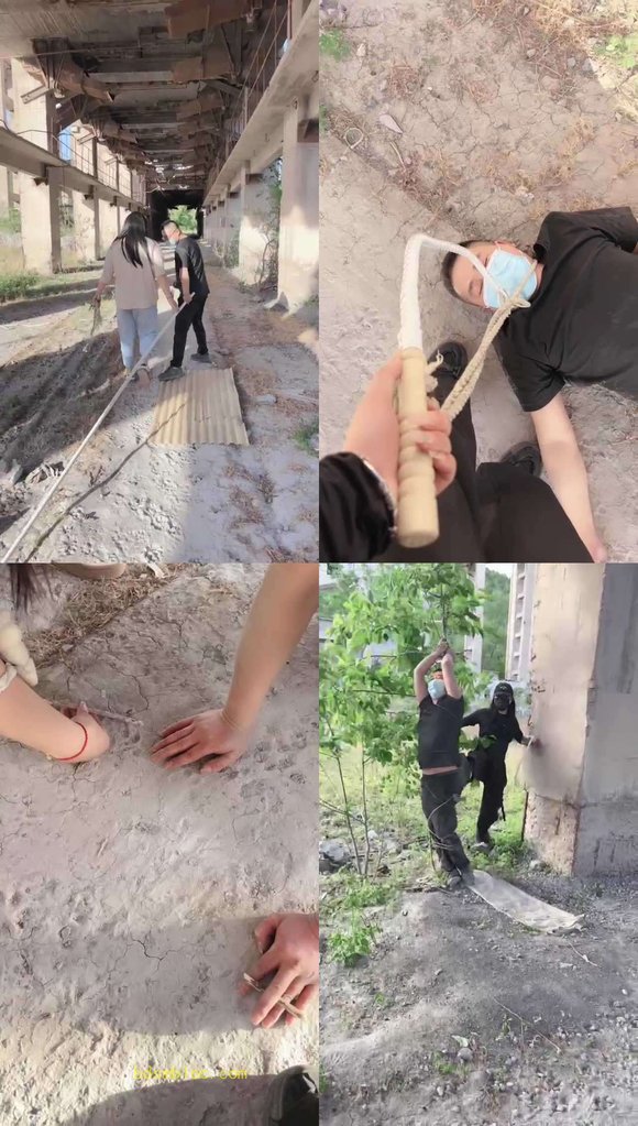 【大小姐】双S-户外重度虐打跟踪狂