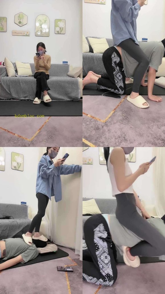 【安安】多双鞋全体重踩/跪舔裸足/骑马