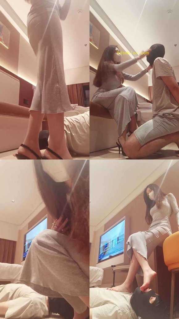 【御妍】高跟凉鞋踩踏/掐乳踢裆