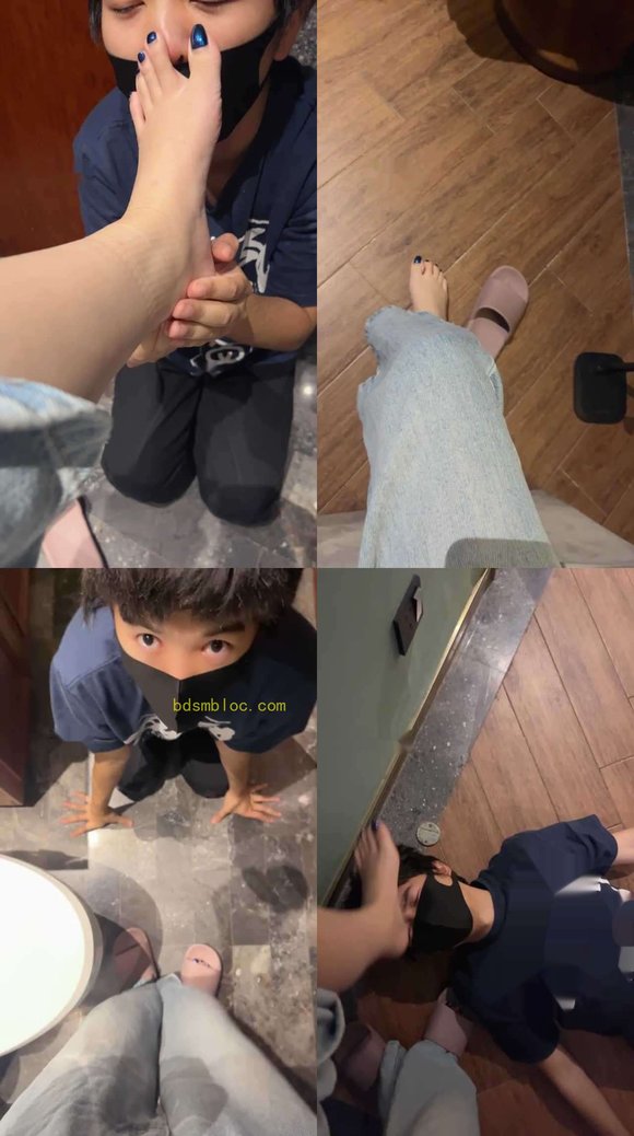 【清酒女主】奶狗沉浸式舔白袜裸足/脚喂食