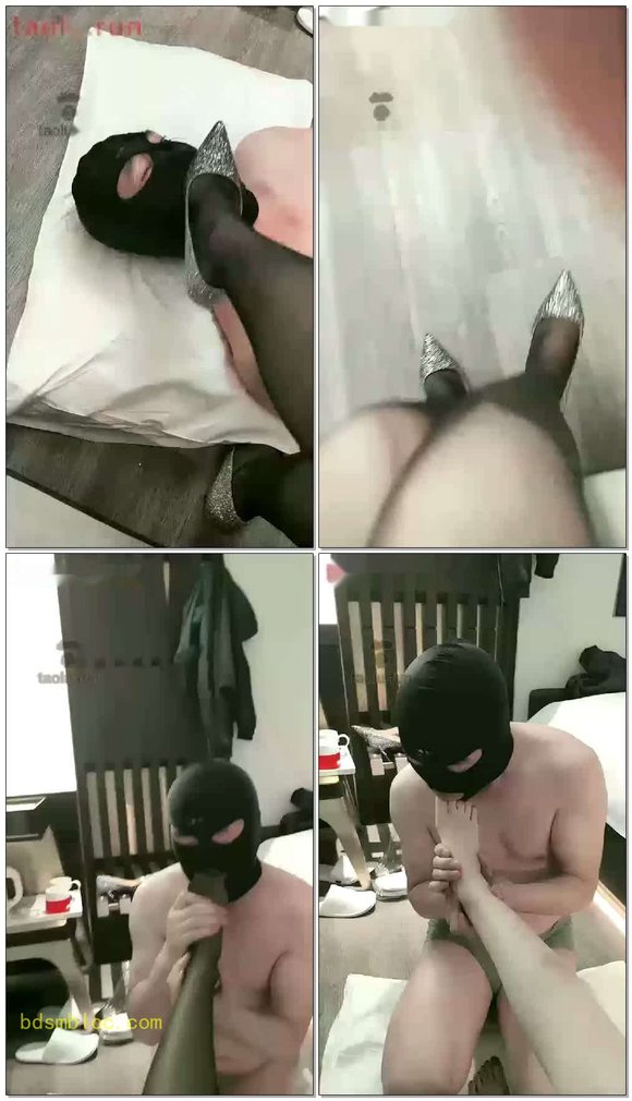 【甜心sss】TJ高跟黑丝羞辱耳光