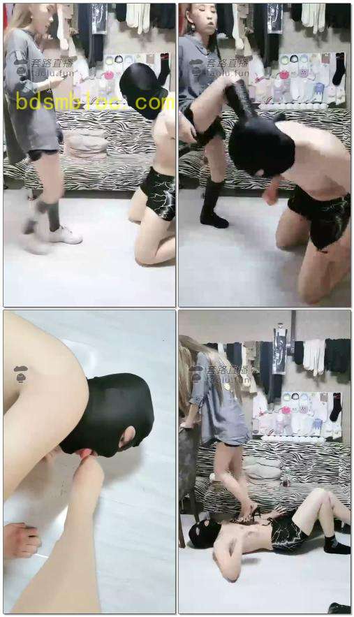 【傲柔S】狠辣女孩的家奴不好当，重踢裆耳光踢踹