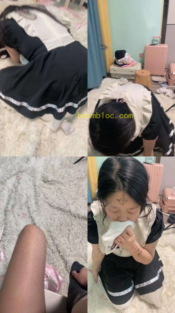 【白兔】喜欢棉袜的闺蜜犬