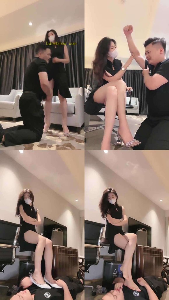 【禾未】奴役手段百科 连环耳光 祖宗白嫩美腿踢打爆踹头 拧掐嚎哭疼