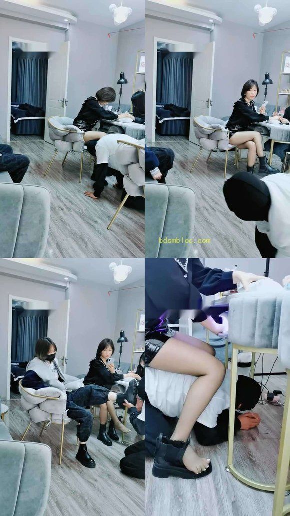 【语晴】19岁素人第一次接触美甲店调