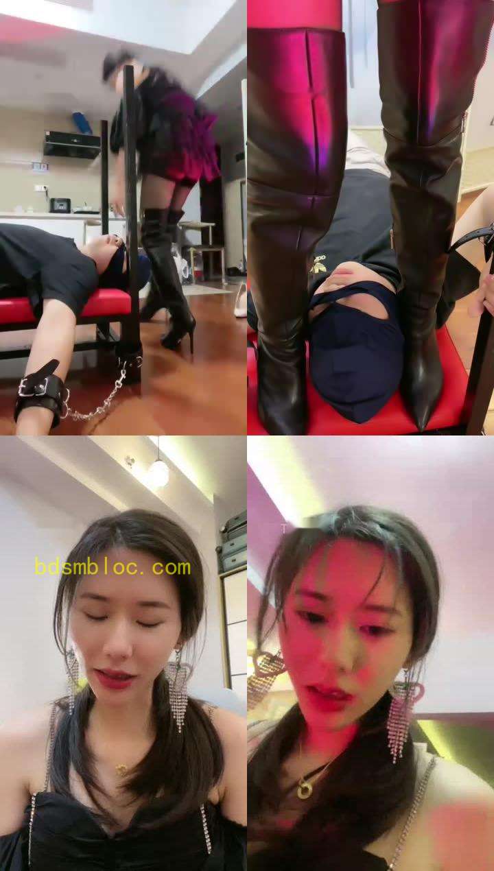【芷晴】大黑靴全场全体重踩头踩脸踩脖子踩脸踩脸
