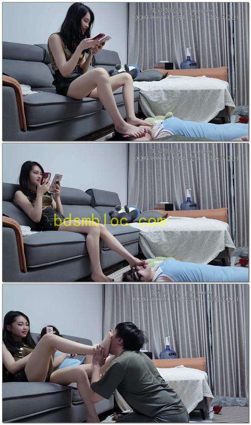 【红颜榜】丫丫女王脚深喉调教女奴暴踩奴下奴