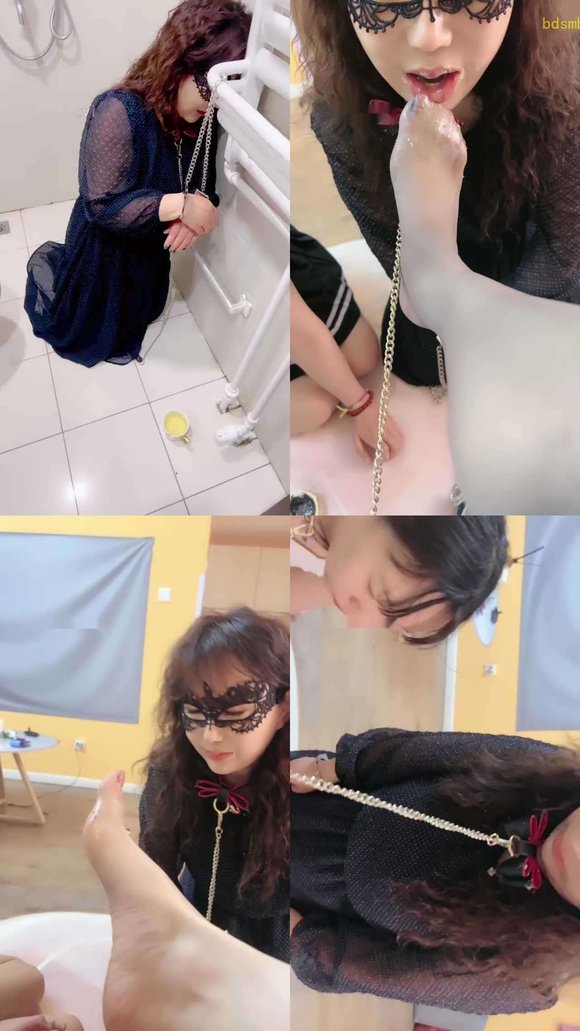 【茹雪】铁链囚禁母女狗-强制圣水-脚踩喂食