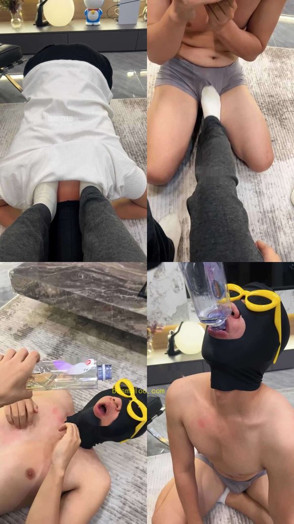 【零心s成都】狗儿子看见主人的白袜就忍不诱！