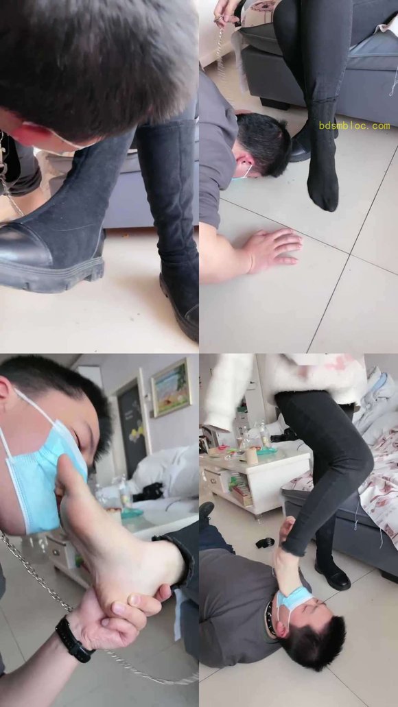 【妮妮】新来的狗跪下犯贱
