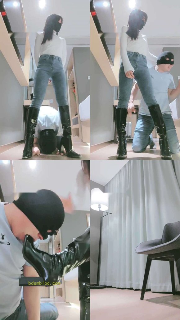 【妮蔻】长靴S胯下辱/掐肉/吃白袜/臭脚捂脸