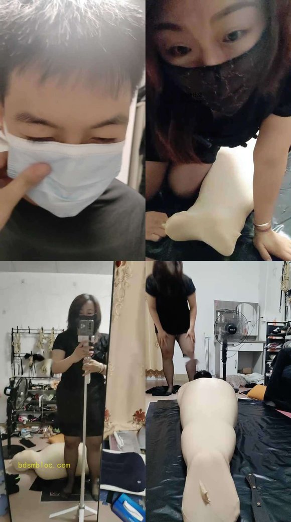 【东莞心魔】丝袜全包虐木乃伊狗
