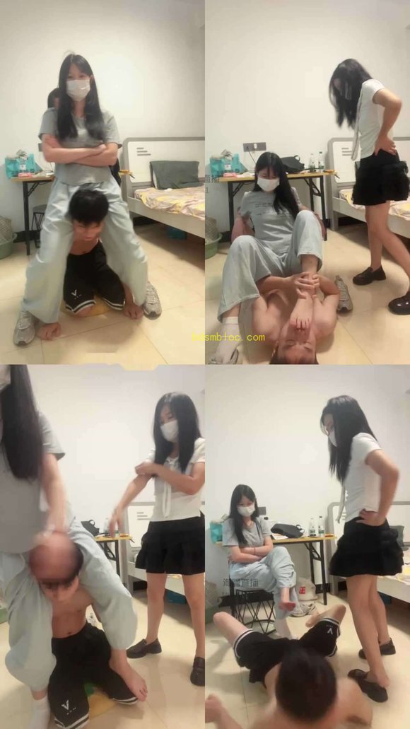 【彩虹大人s】双主清纯女大反差调教