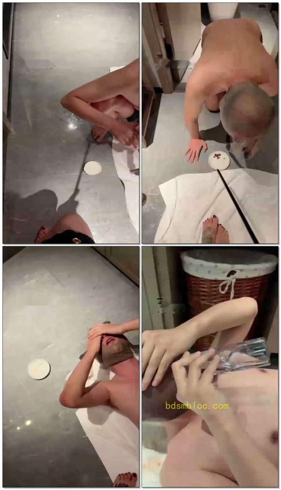 【不知名美女】超羞辱开发老狗强迫第一次吃黄金