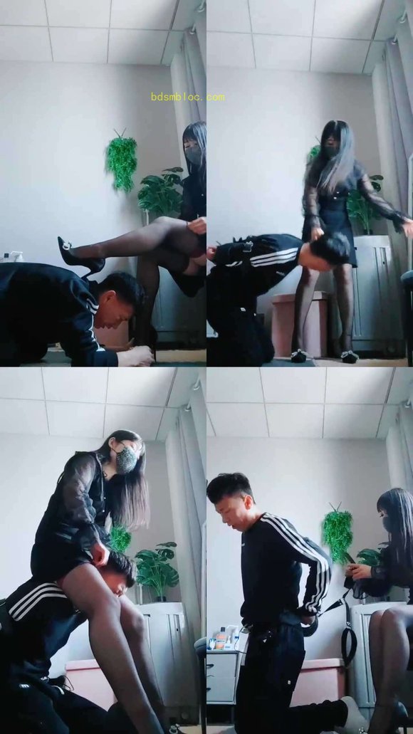 【魅影女神】反绑狗虐乳-喝圣水
