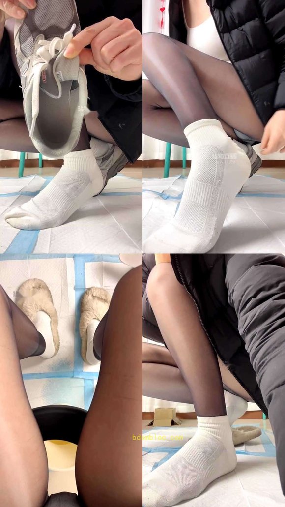 【乐乐S】第一视角黑丝白袜鞋子除臭器圣水