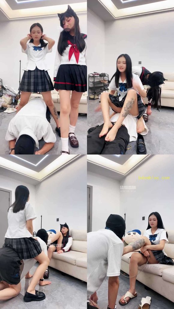 【冰山s】jk双主调贱狗