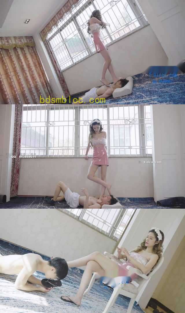 【HPL栖心之栈】【尔岚】尔岚白皙美腿的人字拖踩踏