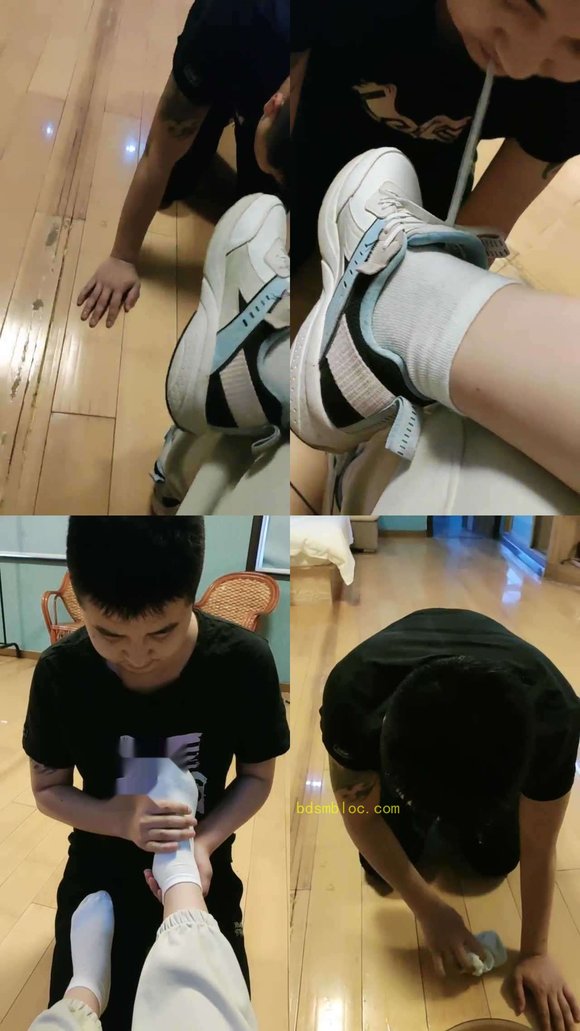 【诺诺子】暴力鞭打白袜踩踏改正狗子坏毛病