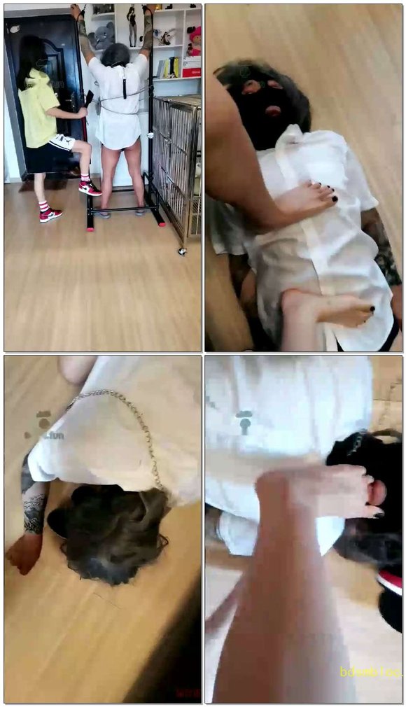 【暴力美学s】回家抓住个哑巴小偷，抓起来就打足深喉圣水泡面羞辱【43分钟】【普清】