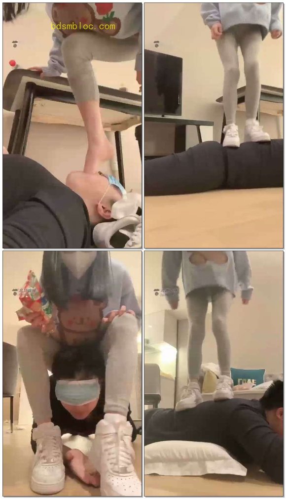 【阿月】空军一号调第一次现实的01儿子，踩踏，口水，夹头