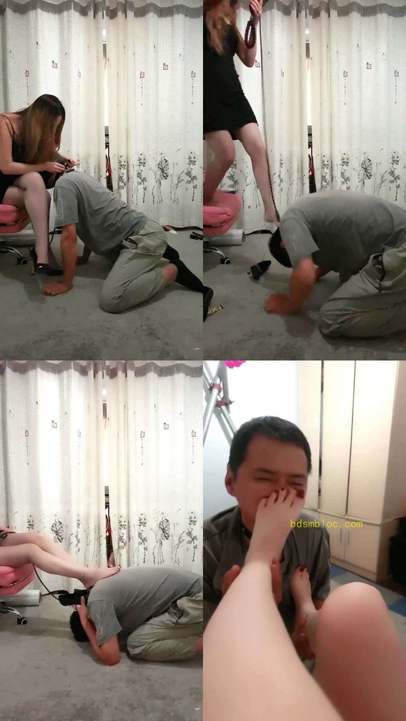 【梦幻大大】灰丝下的骚贱货