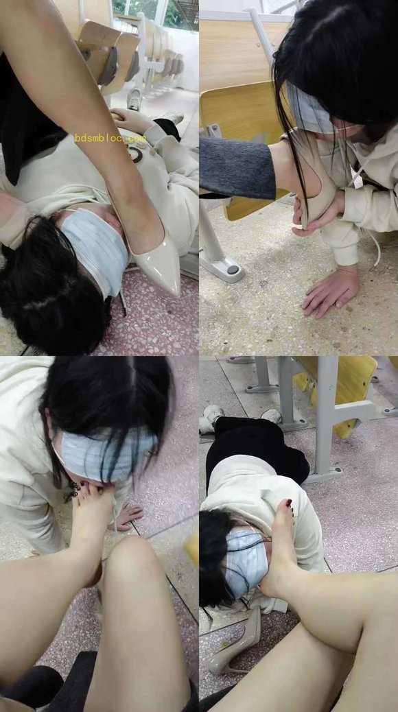 【爱可】教室调教新母狗