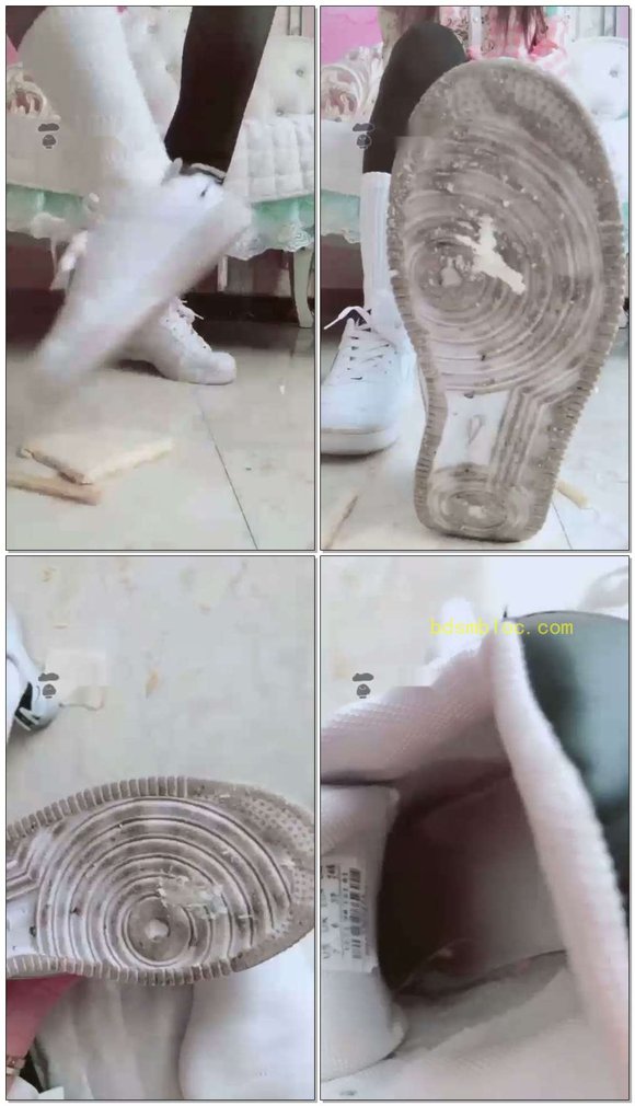 【兔粉粉女皇】脏鞋底羞辱