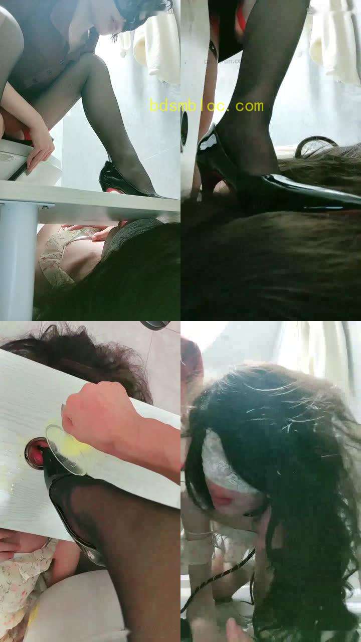 【喵酱紫S】厕调贱狗浓奶呕吐圣水投喂黄金
