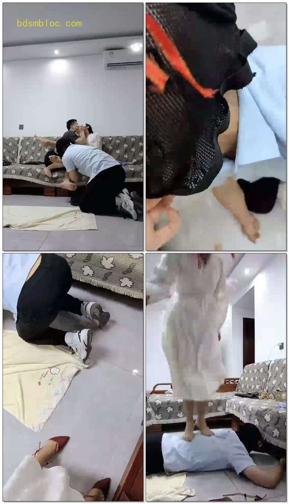 【情侣羽落S】圣水泡面包，舔鞋底，口水