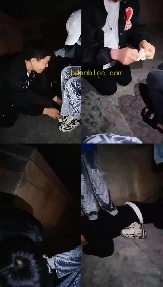 【刘二狗疯狂户外】两位大三素人小姐姐第一次很放不开，磕头舔脏鞋底
