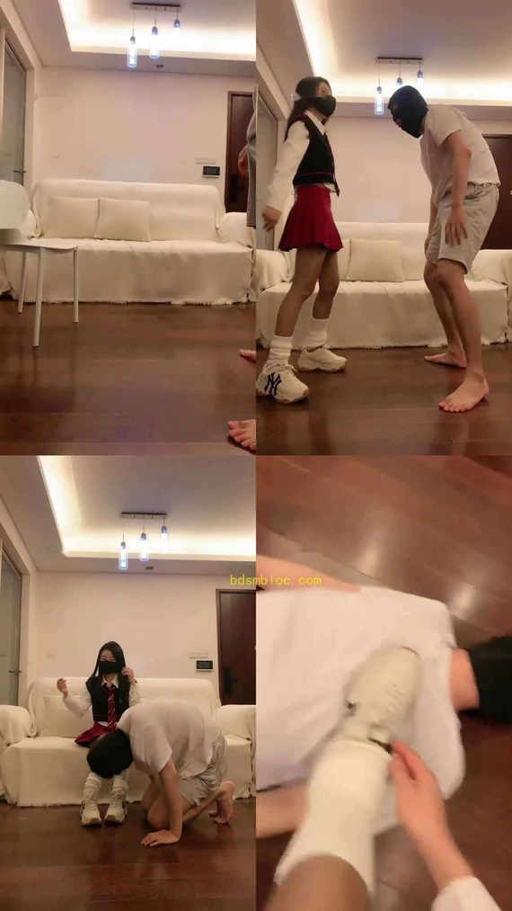 【宝爷】JK学姐 白鞋白袜踩踏 重度踢裆 坐脸窒息