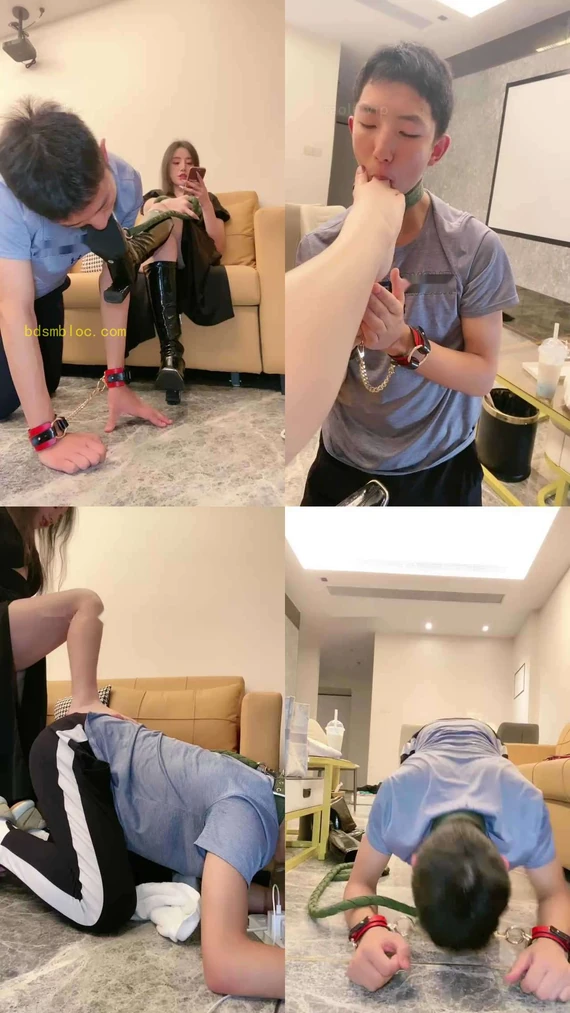 【反差楠熙】靴下/胯下辱绿帽废物东西