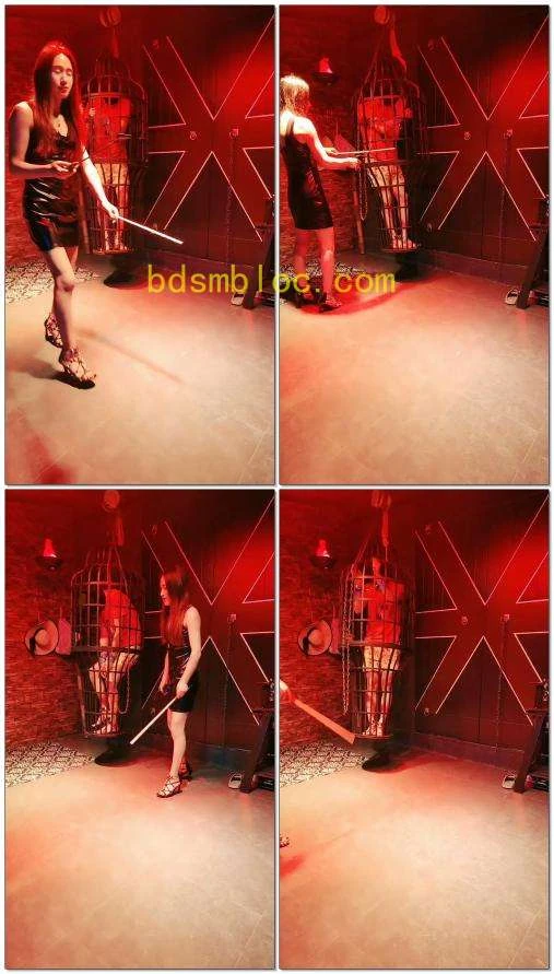 【喬家大院】笼中狗电击棒铁笼吊狗火花闪电