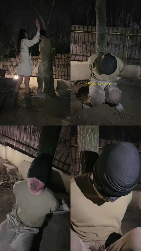 【沅芷】捆绑树上强制耳光/踢踹/重口-舔脏鞋底吃泥巴