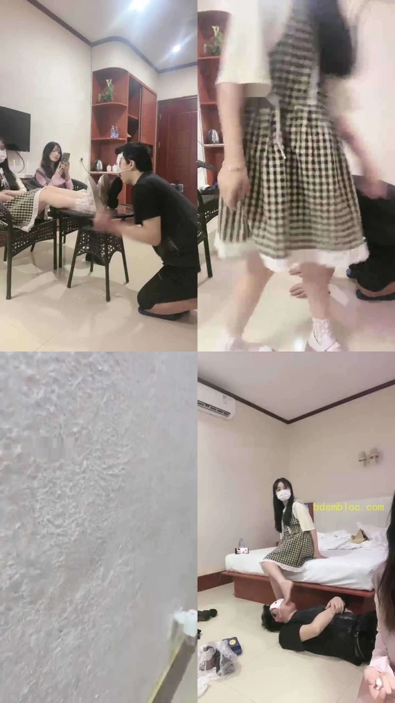 【香芋朱朱】和姐妹一起开发脚奴