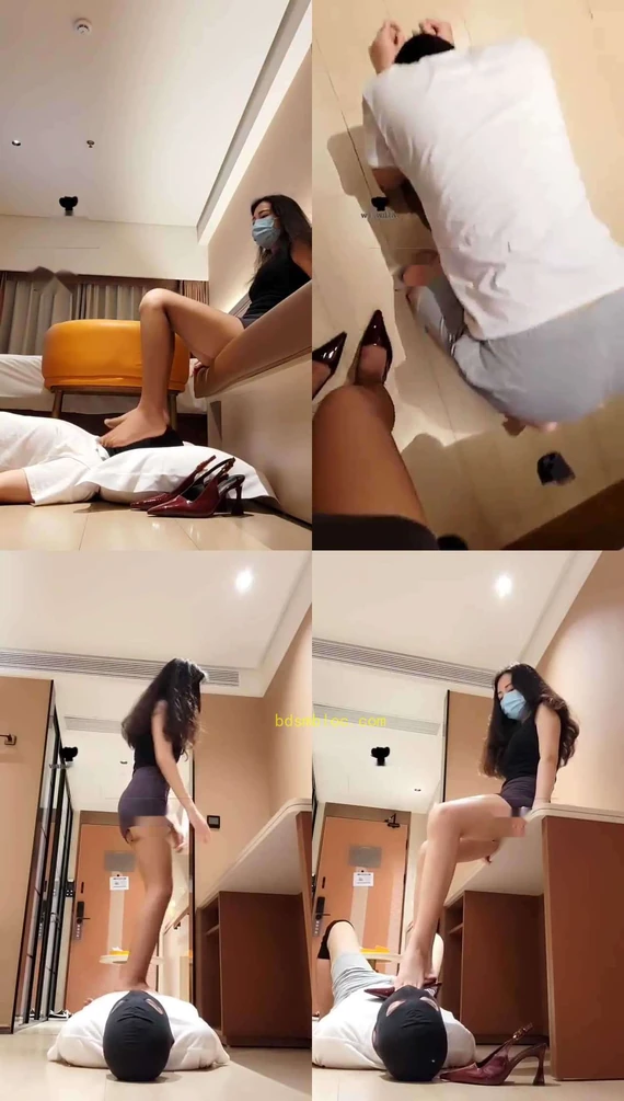 【御妍】高跟咖丝 裸足