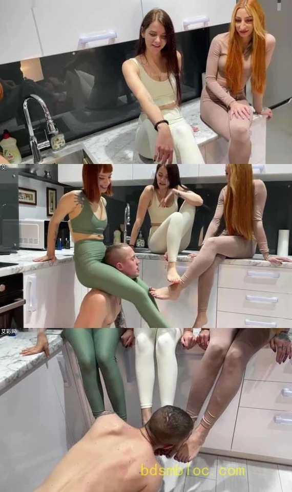 【欧美女王】PP的新作-Kira&amp;Sofi&amp;Agma三女S臭棉袜脚踩脸浓痰吐脸